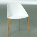 3d model Chair 2204 (4 wooden legs, PC00001 polypropylene, natural oak) - preview