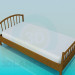 3d model Single bed - preview