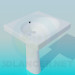 3d model Lavabo cuadrado - vista previa