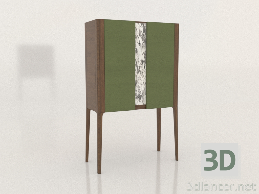 3d model Wine cabinet (Arabesco) - preview