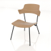 3d model Strain low chair with armrests h77 - preview