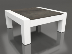 Side table (White, DEKTON Radium)