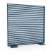 modèle 3D Cloison aluminium 150x150 (Gris bleu) - preview