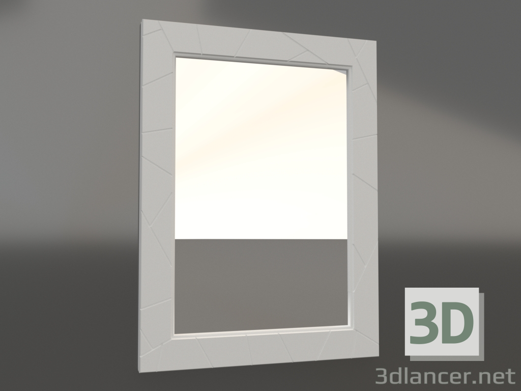 modèle 3D Miroir Luigi 70 (blanc mat) - preview modèle 3D Miroir Luigi 70 (blanc mat) - preview
