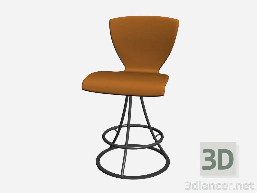 3d model Silla bar LARA - vista previa