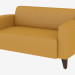 3d model Modern leather sofa Unon 2 - preview