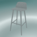 3d model Silla de bar Nerd (75 cm, gris) - vista previa