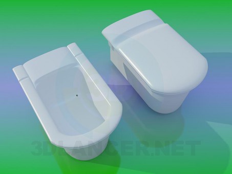 3d model Bidet - vista previa
