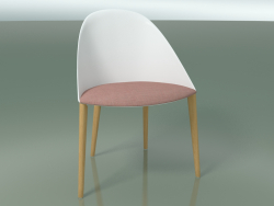 Chair 2205 (4 wooden legs, with a pillow, PC00001 polypropylene, natural oak)