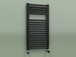 Heated towel rail NOVO (764x400, Black - RAL 9005)