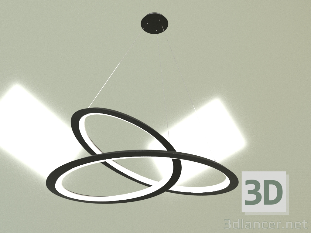 3d model Chandelier HELIX D600 4000K BK 12026 - preview