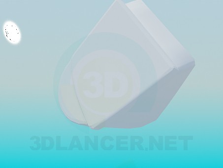 3d model Orinal con tapa - vista previa