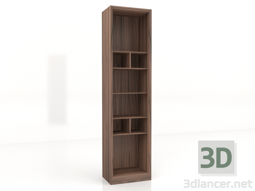 3d model Library cabinet 53x36x210 - preview