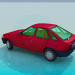 modello 3D Ford Escort - anteprima