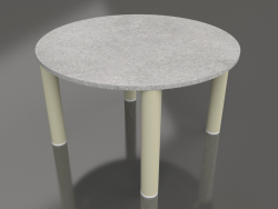 Table basse D 60 (Or, DEKTON Kreta)