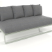 3d model Modular sofa, section 4 (Cement gray) - preview