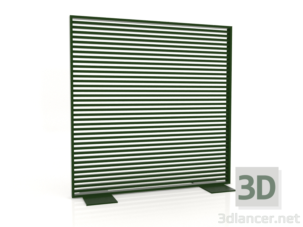 modèle 3D Cloison aluminium 150x150 (Vert bouteille) - preview