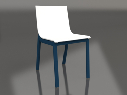 Chaise de salle à manger modèle 4 (gris bleu)