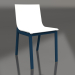 3d model Dining chair model 4 (Grey blue) - preview