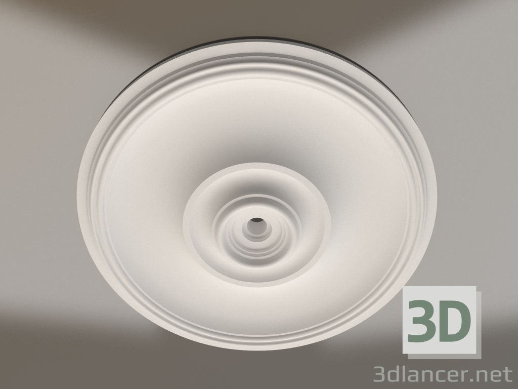 modello 3D Presa da soffitto in cartongesso RP 021 P=709 - anteprima