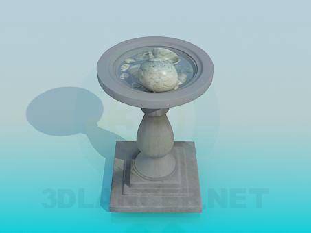 Modelo 3d Fonte - preview