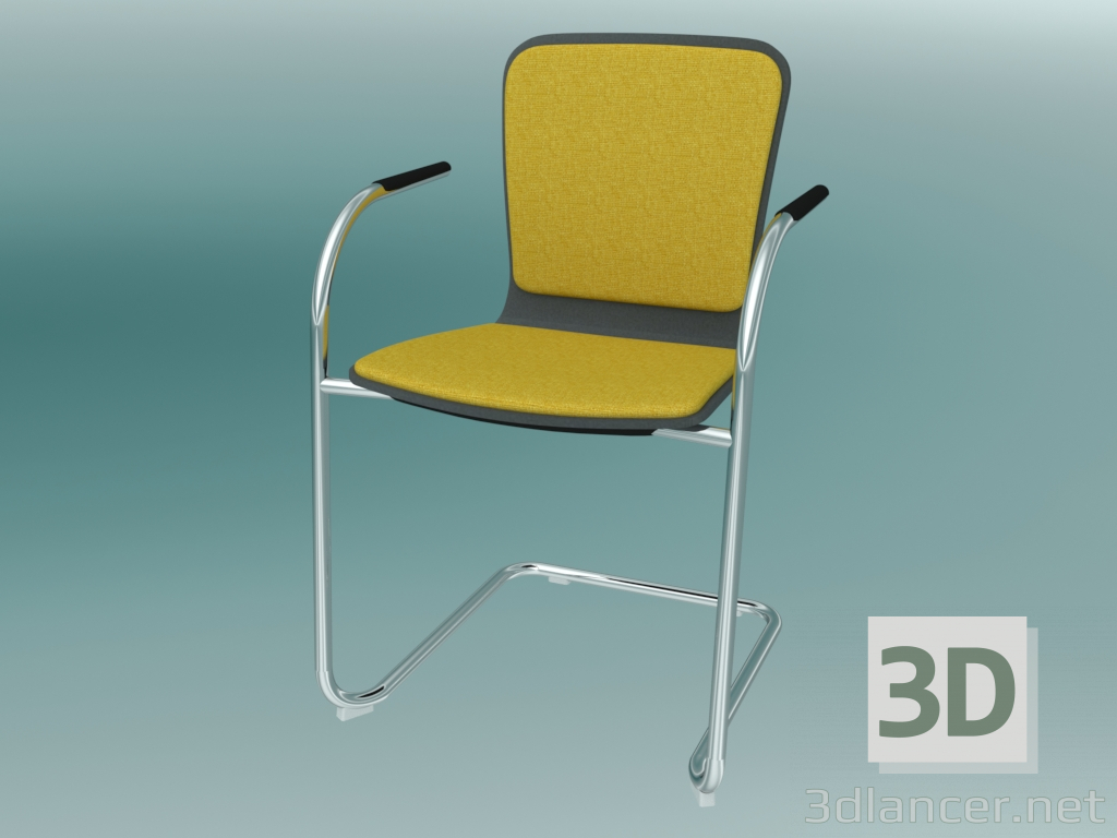 3d model Silla de visita (K33V1 2P) - vista previa