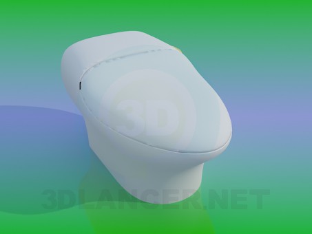 3d model WC - vista previa