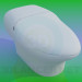 3d model WC - vista previa