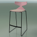 modèle 3D Tabouret de bar empilable 3713 (avec coussin, rose, V39) - preview