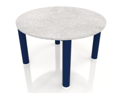 Table basse D 60 (Bleu nuit, DEKTON Kreta)