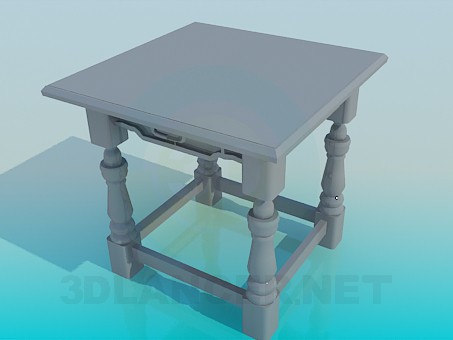 3D modeli Tabure - önizleme