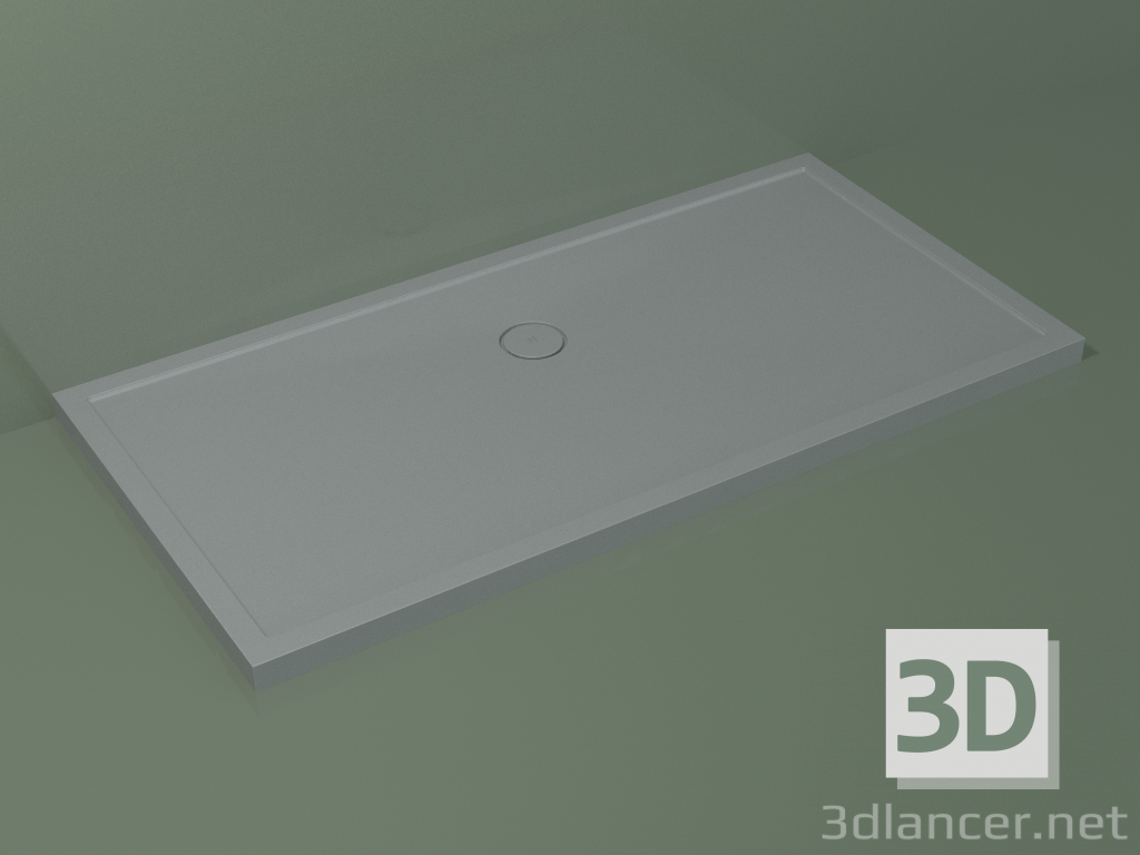 Modelo 3d Base de duche Medio (30UM0134, Cinzento Prateado C35, 180x90 cm) - preview