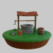 3d model Well scene - preview