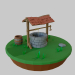 3d model Well scene - preview