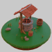 3d model Well scene - preview