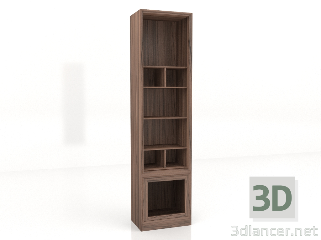 3D modeli Kitaplık 53x36x210 - önizleme