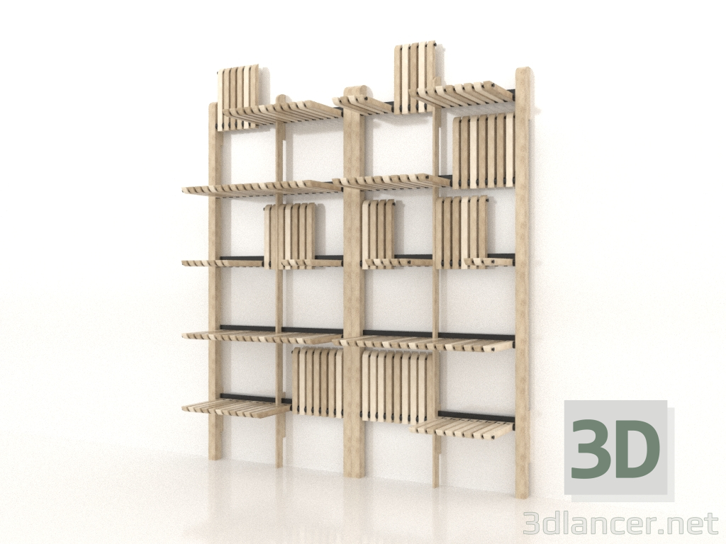 Modelo 3d Rack 2000 (opção 1) - preview