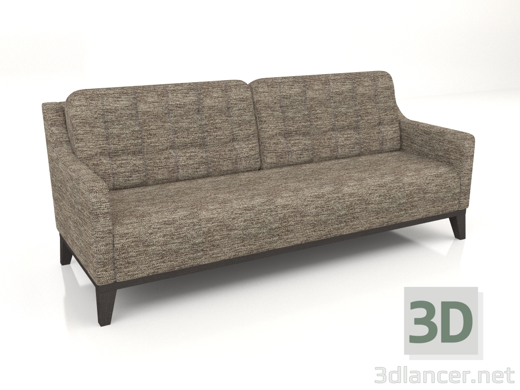 3D Modell Prager Sofa (Braun) - Vorschau