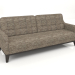 3D Modell Prager Sofa (Braun) - Vorschau