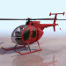 3D modeli Çok amaçlı helikopter McDonnell Douglas MD-500 Defender - önizleme