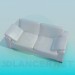 3d model Sofa - preview