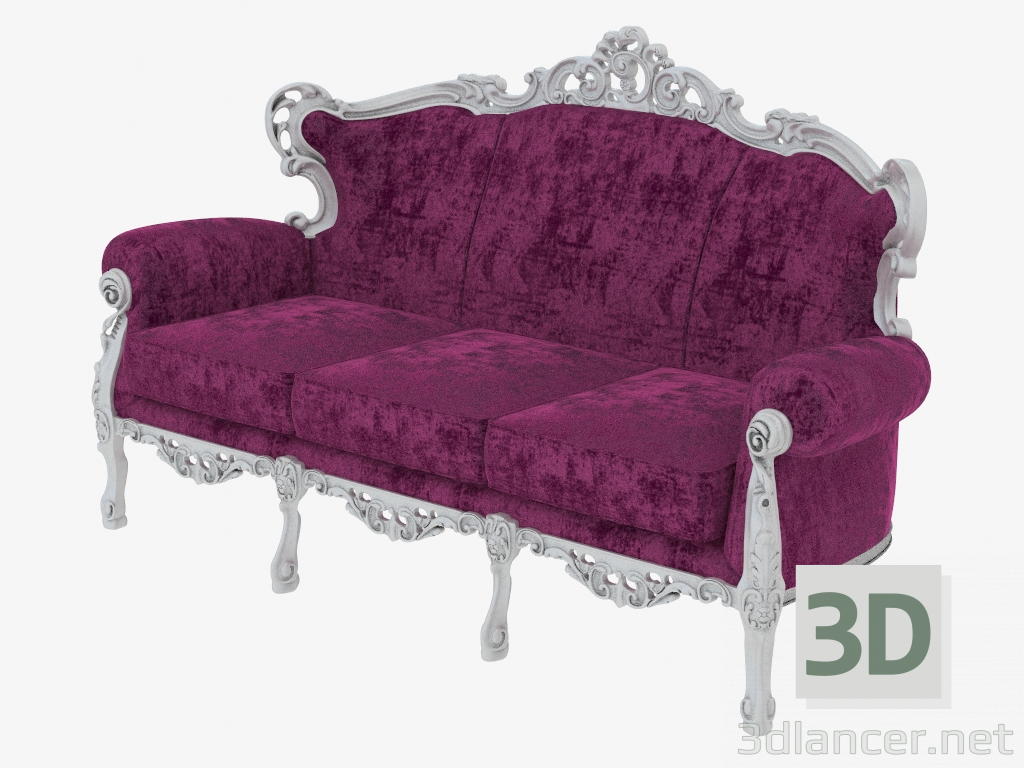 3d model Triple Sofa GOSSIP (2100) - preview