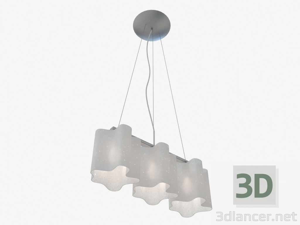 Modelo 3d Pingente de lustre Nubi (802130) - preview