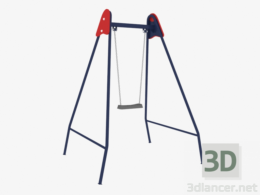 3d model Swing playground (6411) - preview