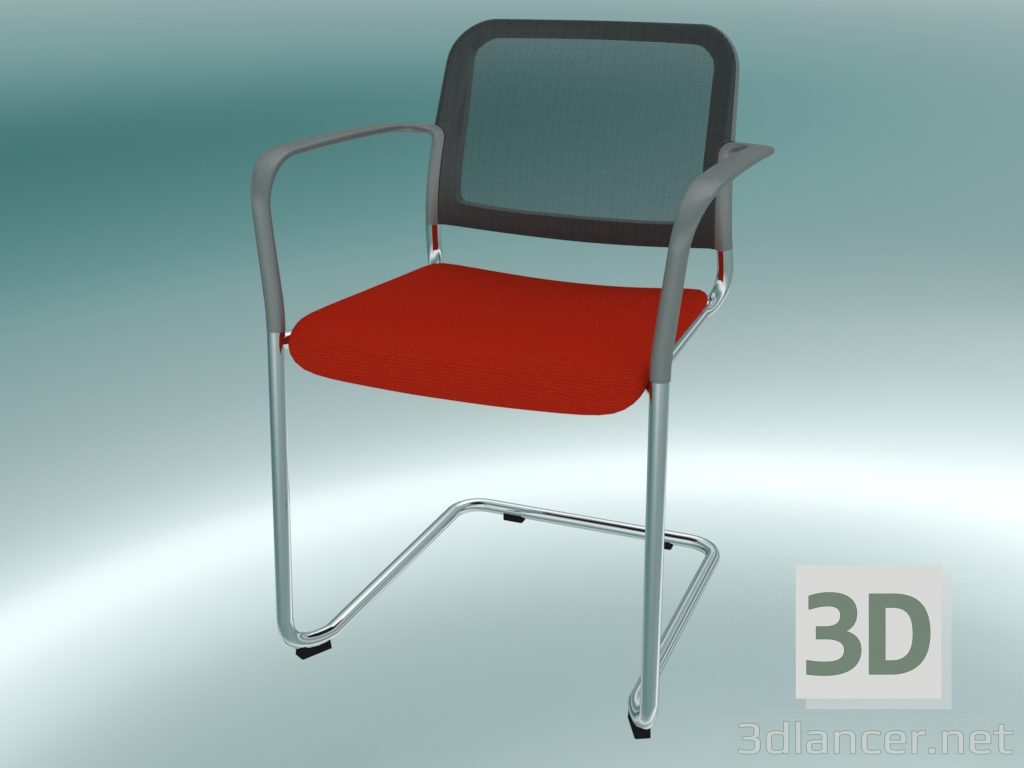 3D modeli Konferans Koltuğu (505V 2P) - önizleme