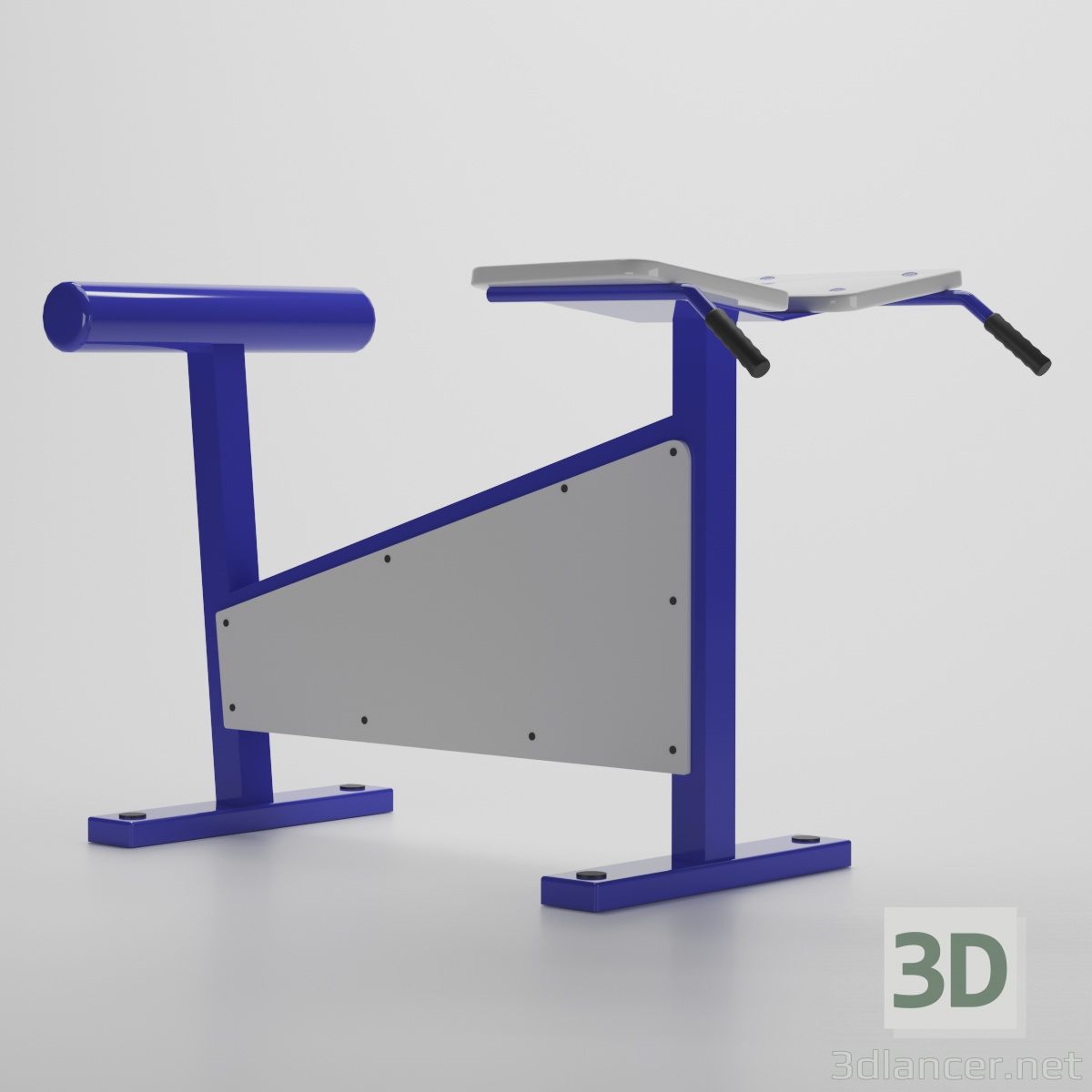 modèle 3D de Appareil d'exercice de rue "Hyperextension" acheter - rendu