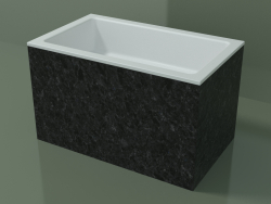 Lavabo da appoggio (01R132101, Nero Assoluto M03, L 60, P 36, H 36 cm)