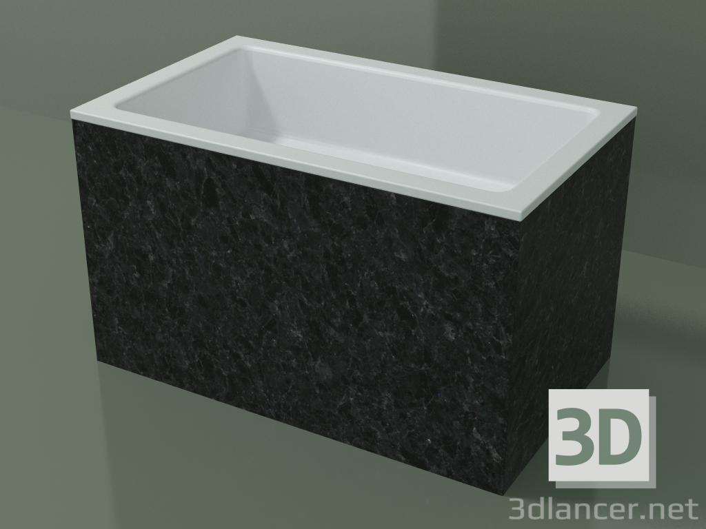 3d model Lavabo sobre encimera (01R132101, Nero Assoluto M03, L 60, P 36, H 36 cm) - vista previa