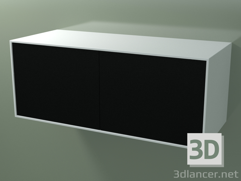 Modelo 3d Caixa dupla (8AUEBB03, Glacier White C01, HPL P06, L 120, P 50, H 48 cm) - preview