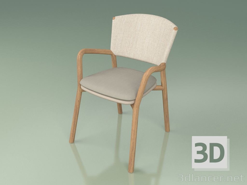 3d model Silla 061 (Arena, Mole de resina de poliuretano) - vista previa